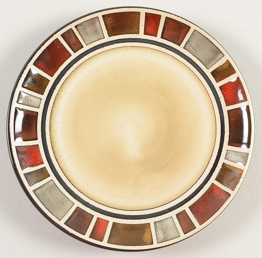 Red Cimarron Appetizer Plate by Gibson Designs-1