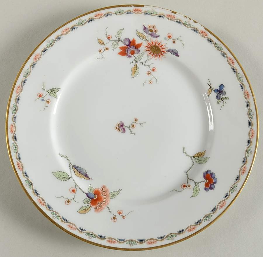 Old Chinese Salad Plate by Ginori 1735-1
