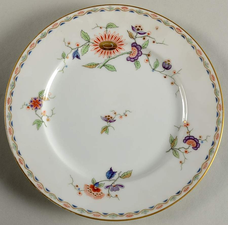 Old Chinese Dinner Plate by Ginori 1735-1