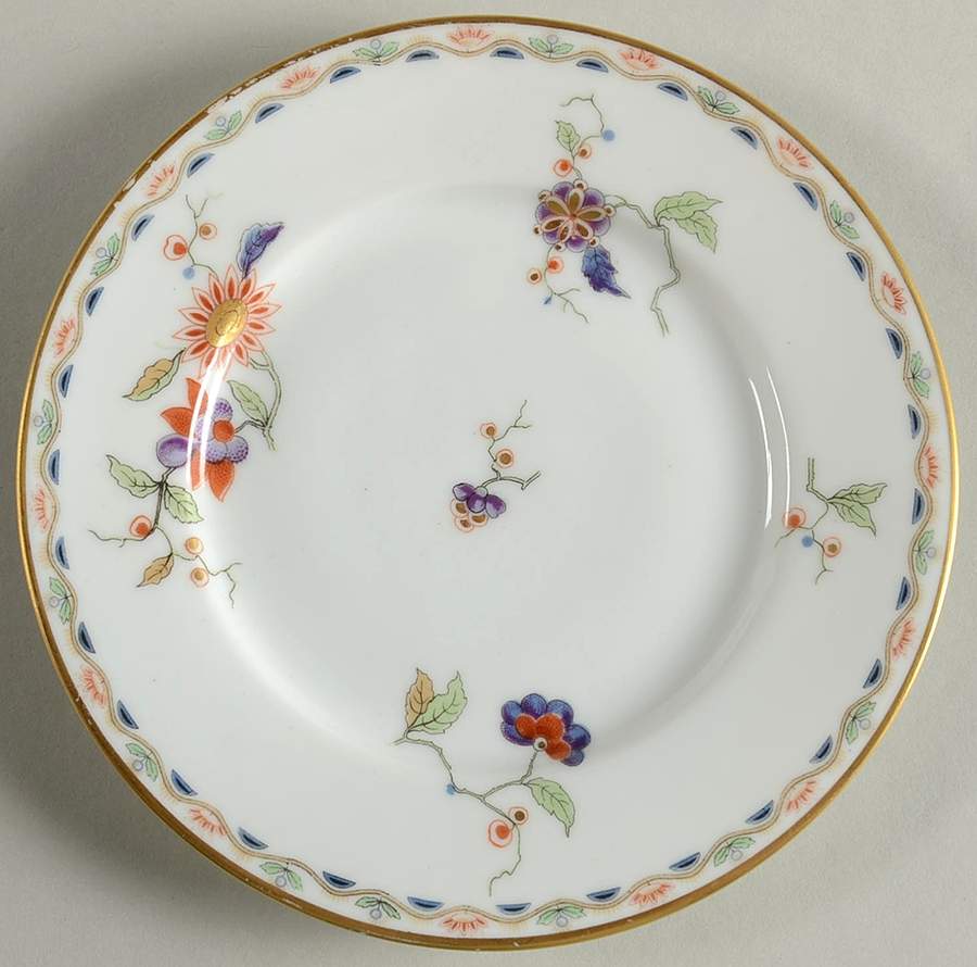 Old Chinese Bread & Butter Plate by Ginori 1735-1