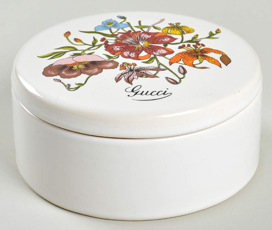 Gucci 4" Round Box & Lid by Ginori 1735-1