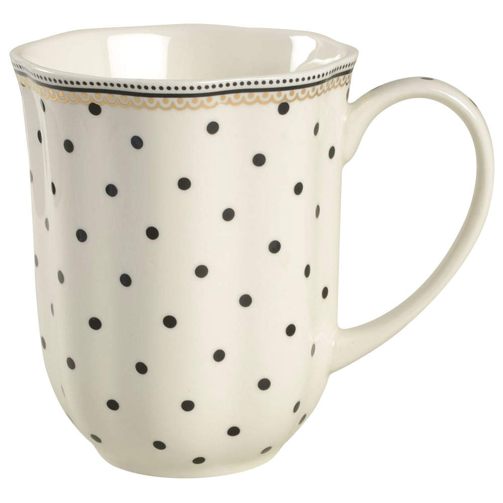 Josephine Black Mug - Set of 4 by Grace's Teaware-1