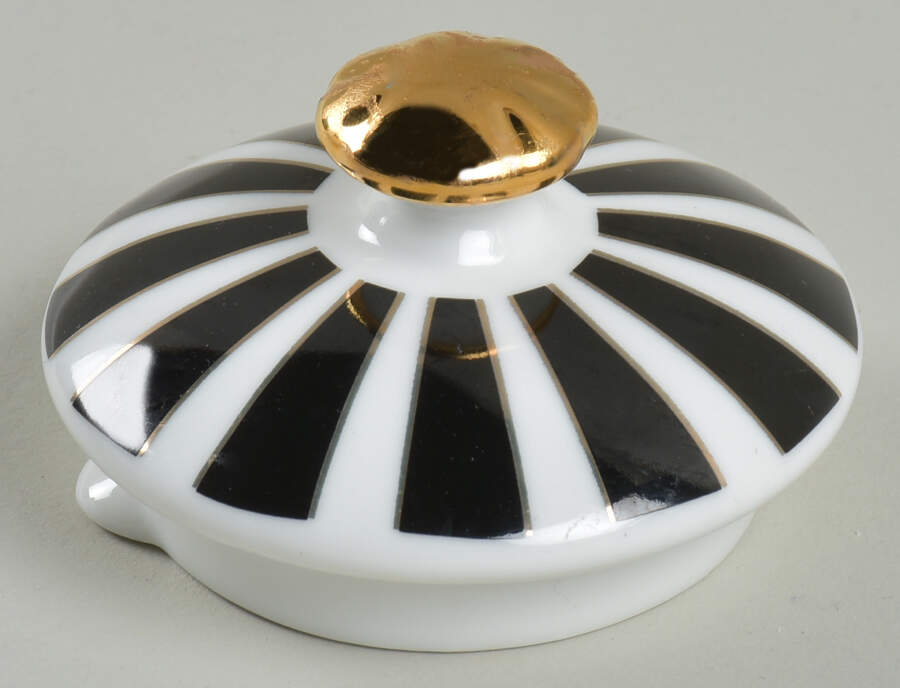 Josephine Black Lid for Teapot by Grace's Teaware-1