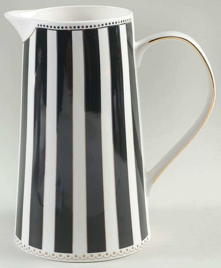Josephine Black 48 Oz Pitcher by Grace's Teaware-1