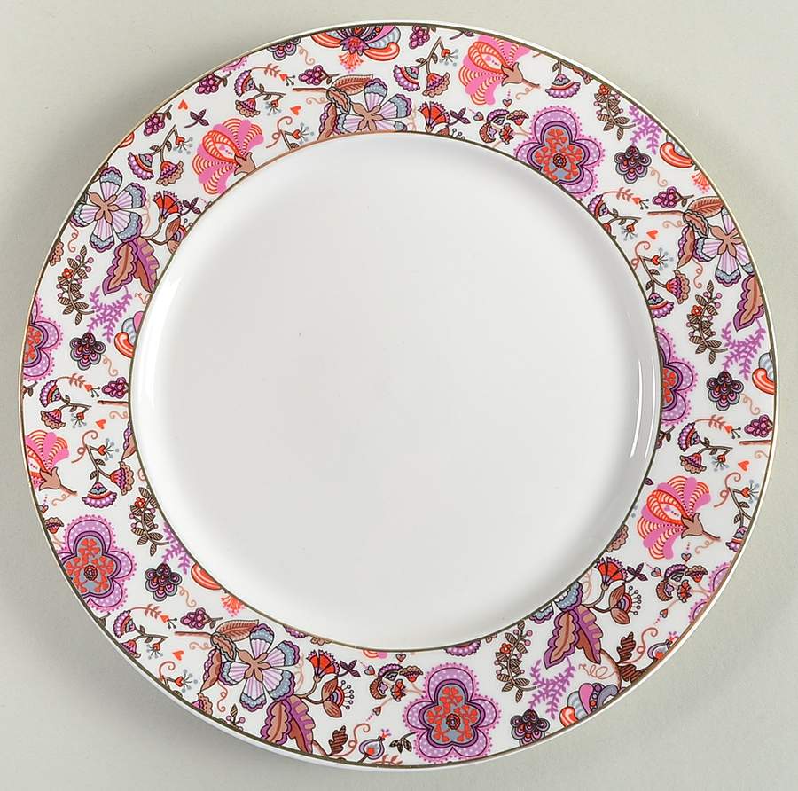 Liberty Chintz-Red Salad/Dessert Plate by Grace's Teaware-1