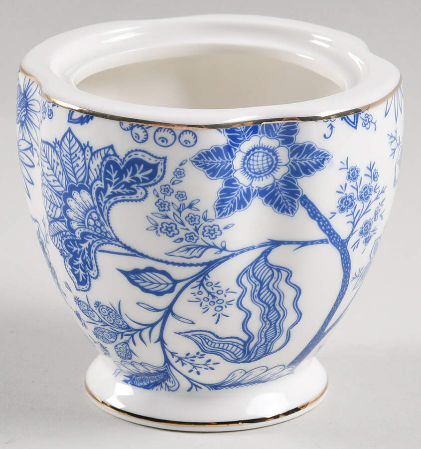 Blue Vine Sugar Bowl No Lid by Grace's Teaware-1