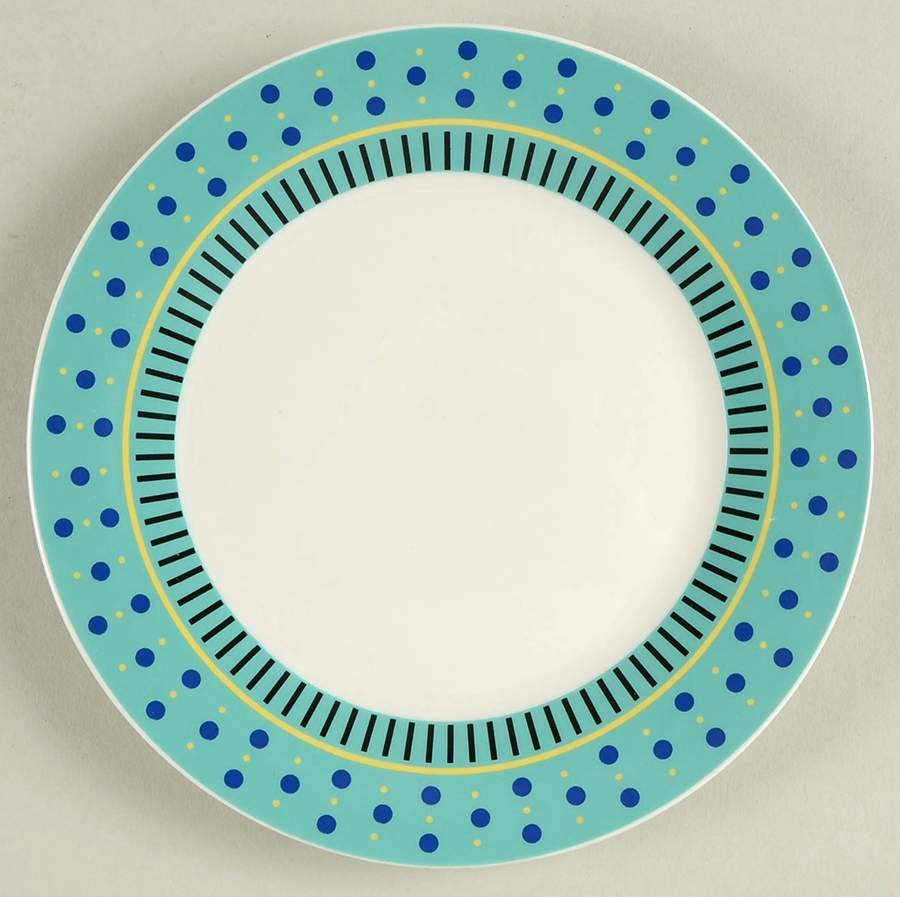 Lockhart-Blue Salad Plate by Gibson Designs-1