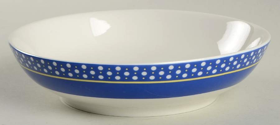 Lockhart-Blue Soup/Cereal Bowl by Gibson Designs-1