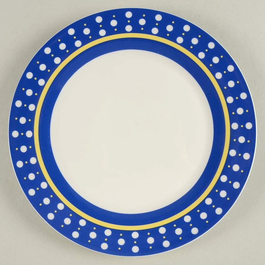 Lockhart-Blue Dinner Plate by Gibson Designs-1