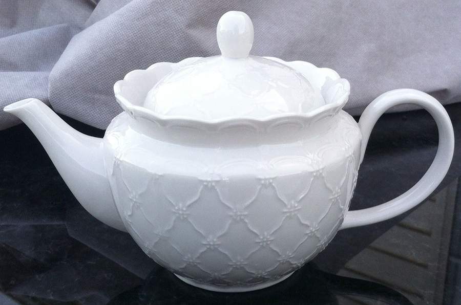 Chevron Teapot & Lid by Grace's Teaware-1