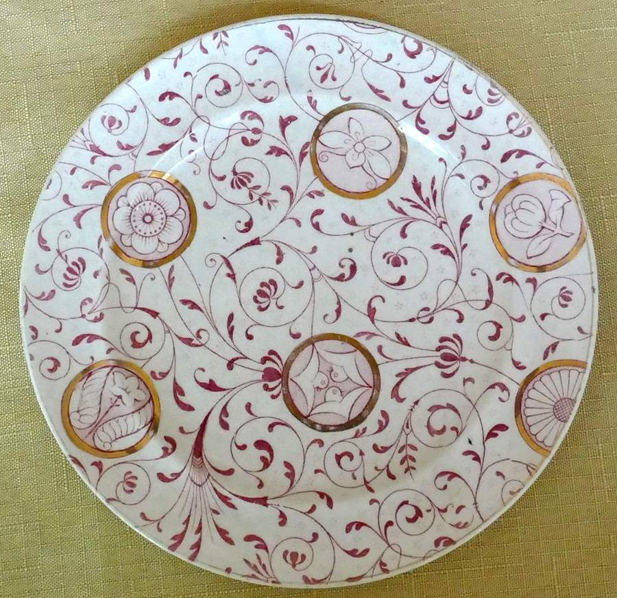 Daimio-Cranberry Salad Plate by Gildea & Walker-1