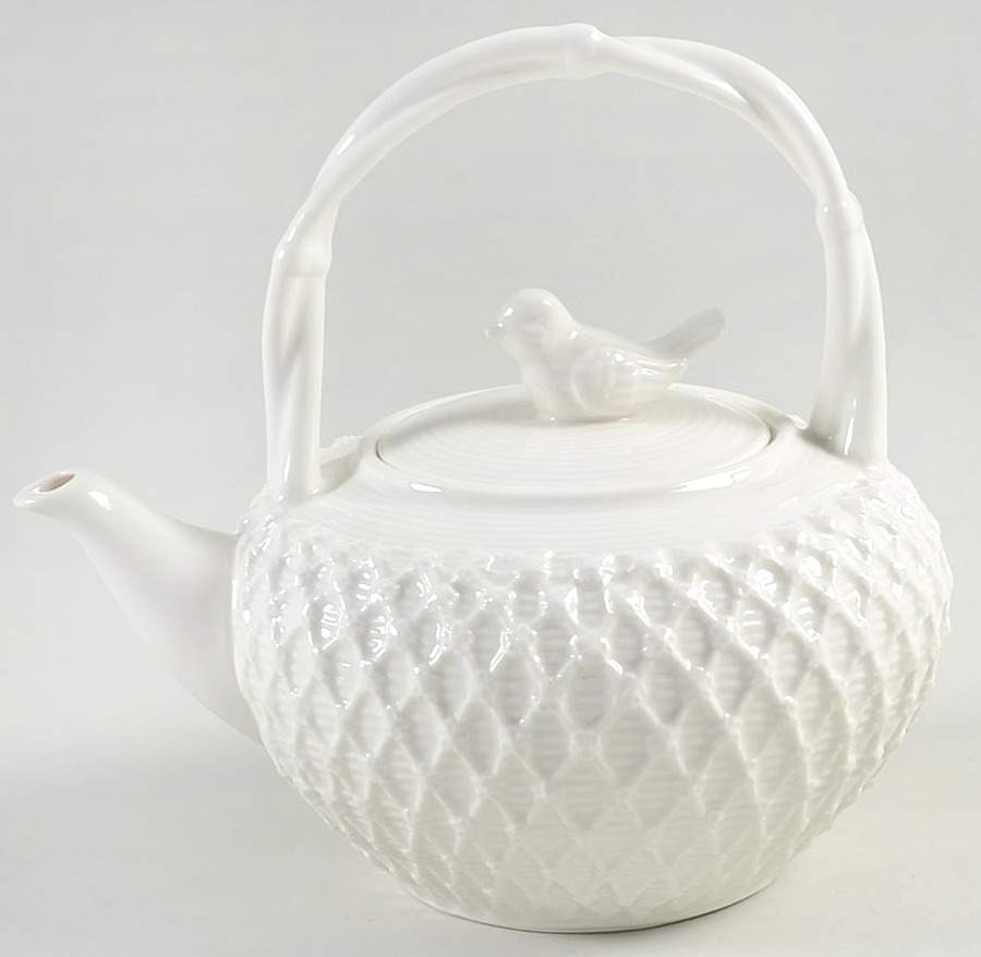 Victorian Bird Teapot & Lid by Grace's Teaware-1