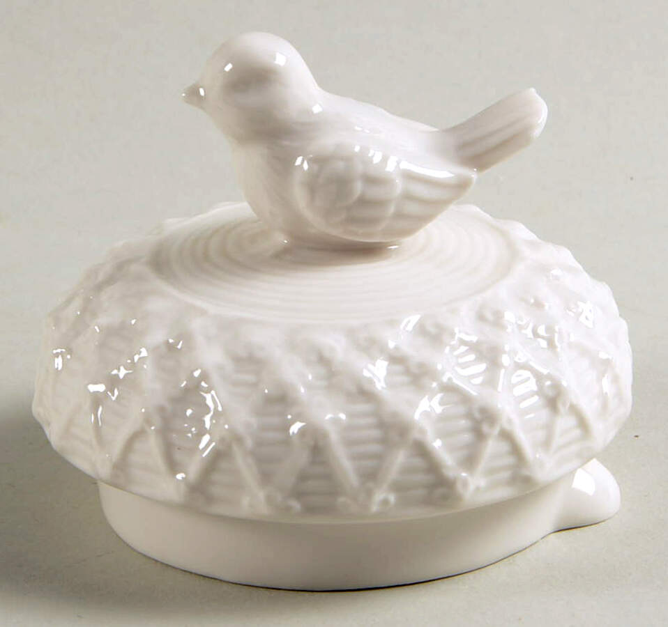 Victorian Bird Lid for Teapot by Grace's Teaware-1