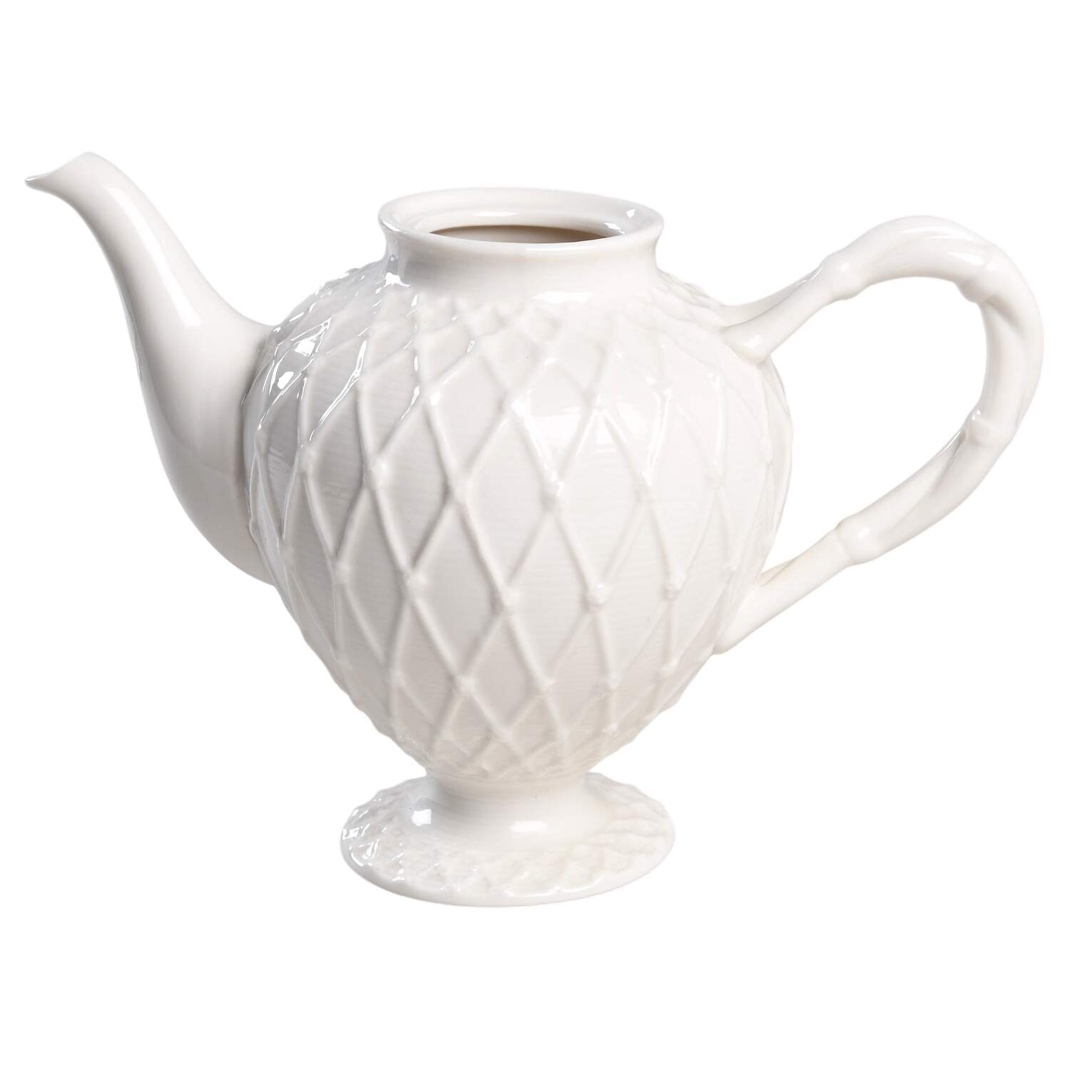 Victorian Bird Teapot No Lid by Grace's Teaware-1