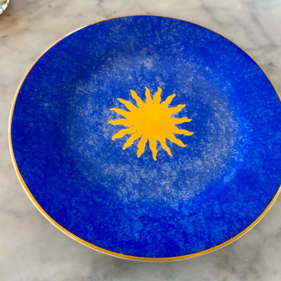 Les Tables du Soleil Salad Plate by Faiencerie De Gien-1