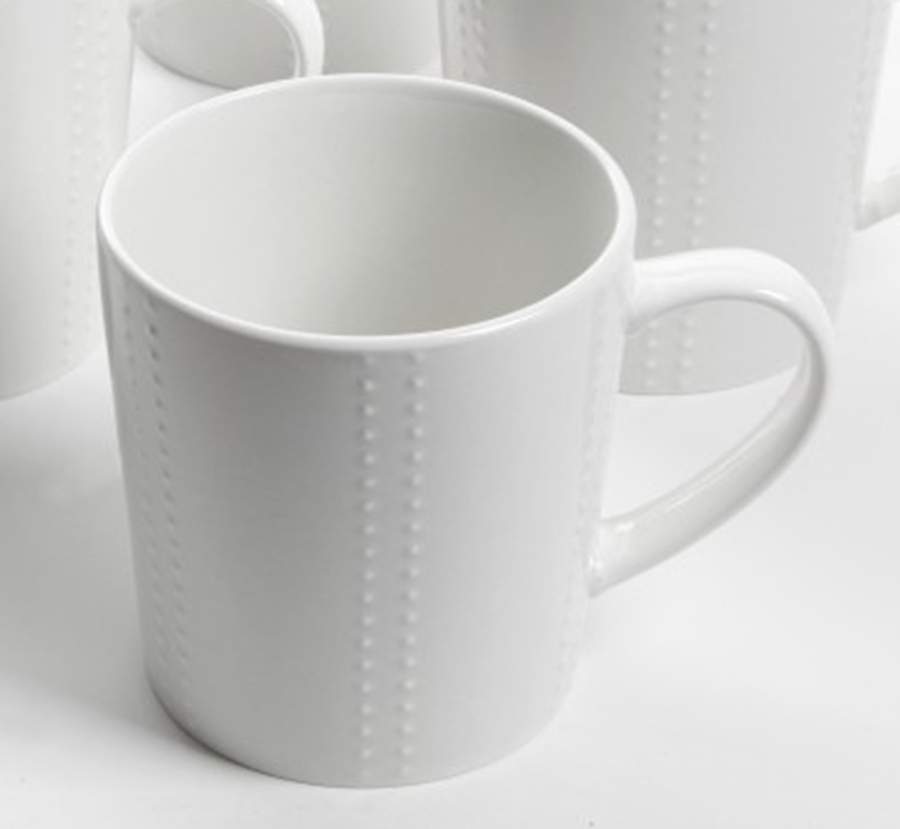 Ticking Stripe Mug by Gibson Designs-1