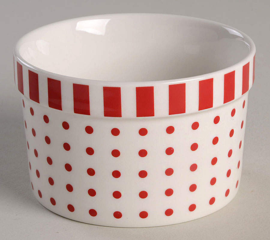 Josephine Red Ramekin by Grace's Teaware-1