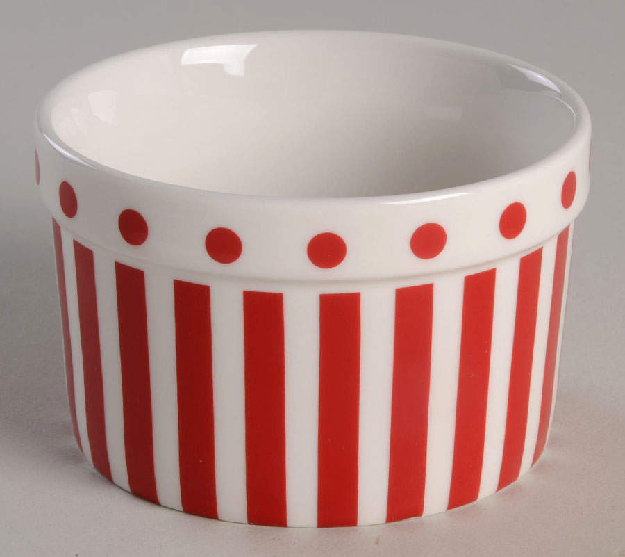 Josephine Red Ramekin by Grace's Teaware-1