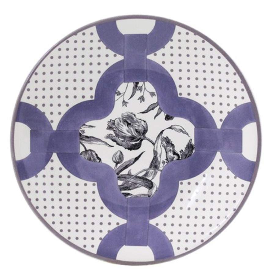 Allure Salad/Dessert Plate by Faiencerie De Gien-1