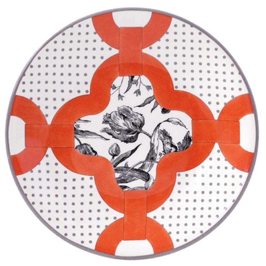 Allure Salad/Dessert Plate by Faiencerie De Gien-1