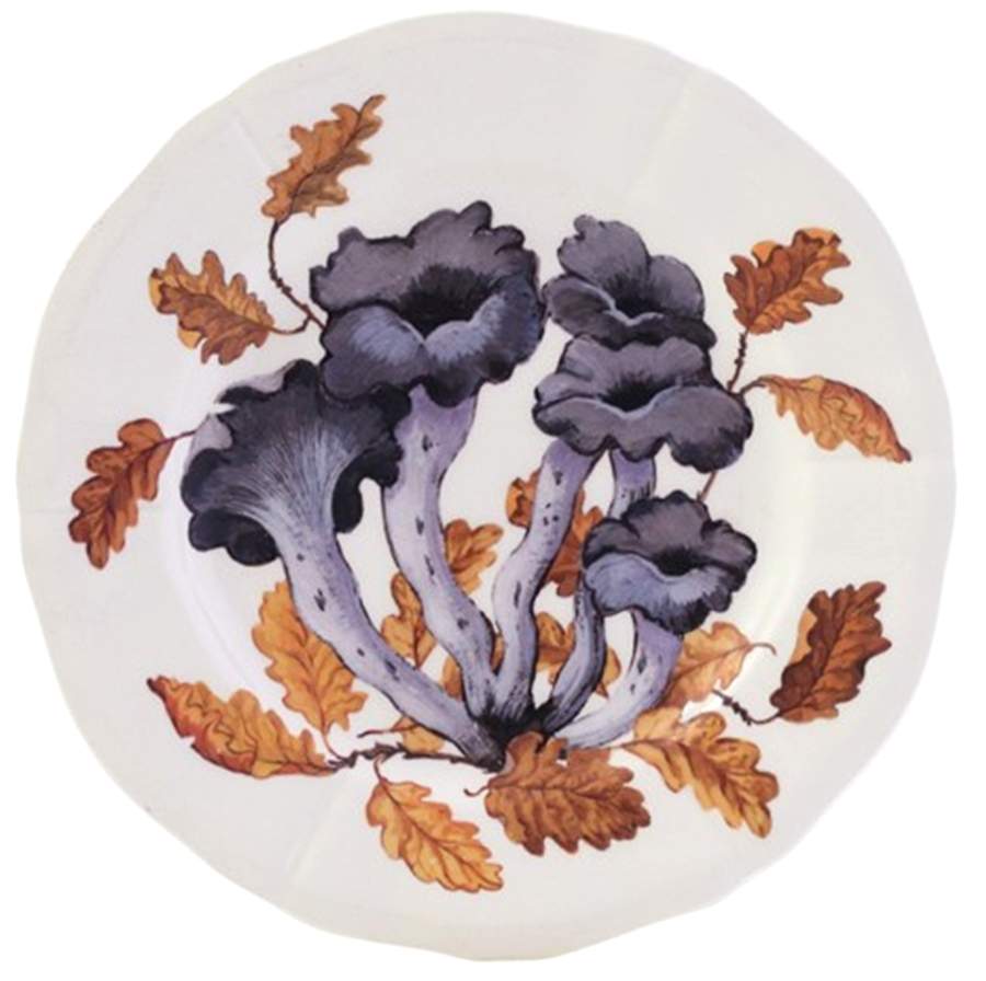 Chanterelle Canape Plate by Faiencerie De Gien-1