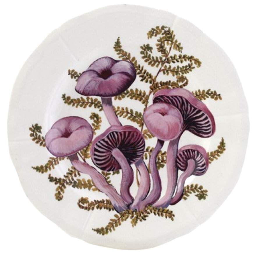 Chanterelle Canape Plate by Faiencerie De Gien-1