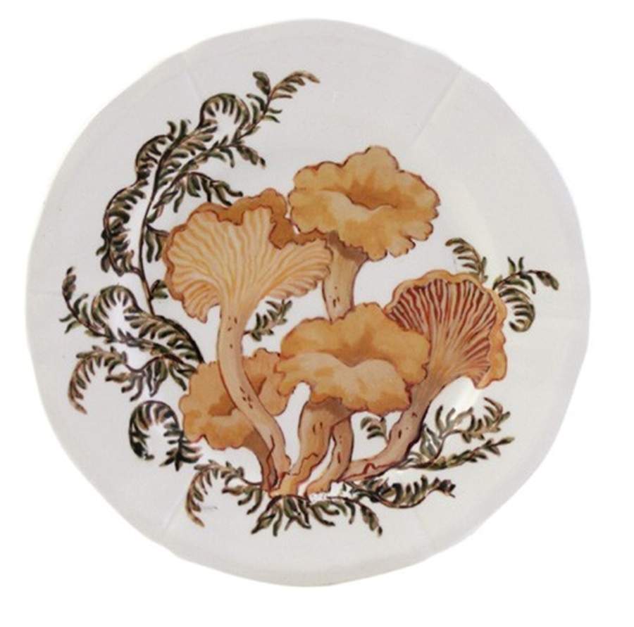 Chanterelle Canape Plate by Faiencerie De Gien-1