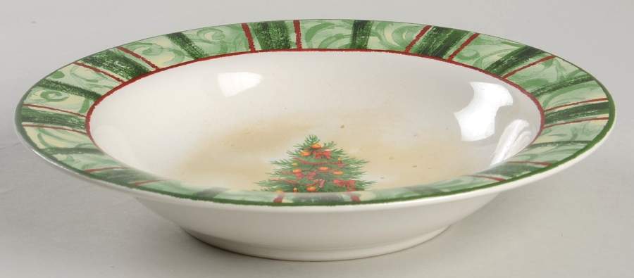 Comfort and Joy Rim Soup Bowl by Gorham-1