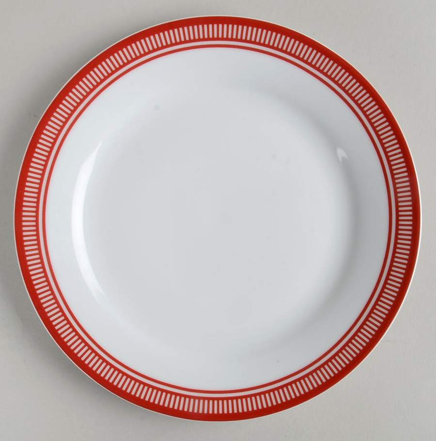 Bistro Red Salad Plate by Gorham-1