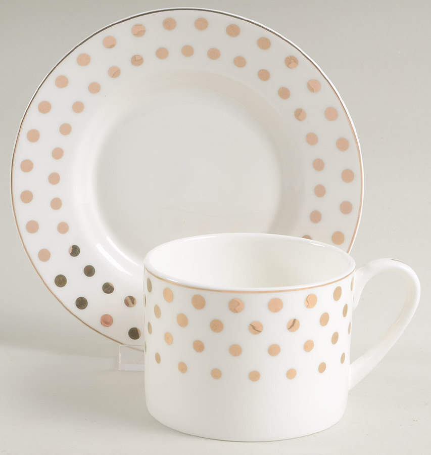 GTW17 Flat Cup & Saucer Set by Grace's Teaware-1