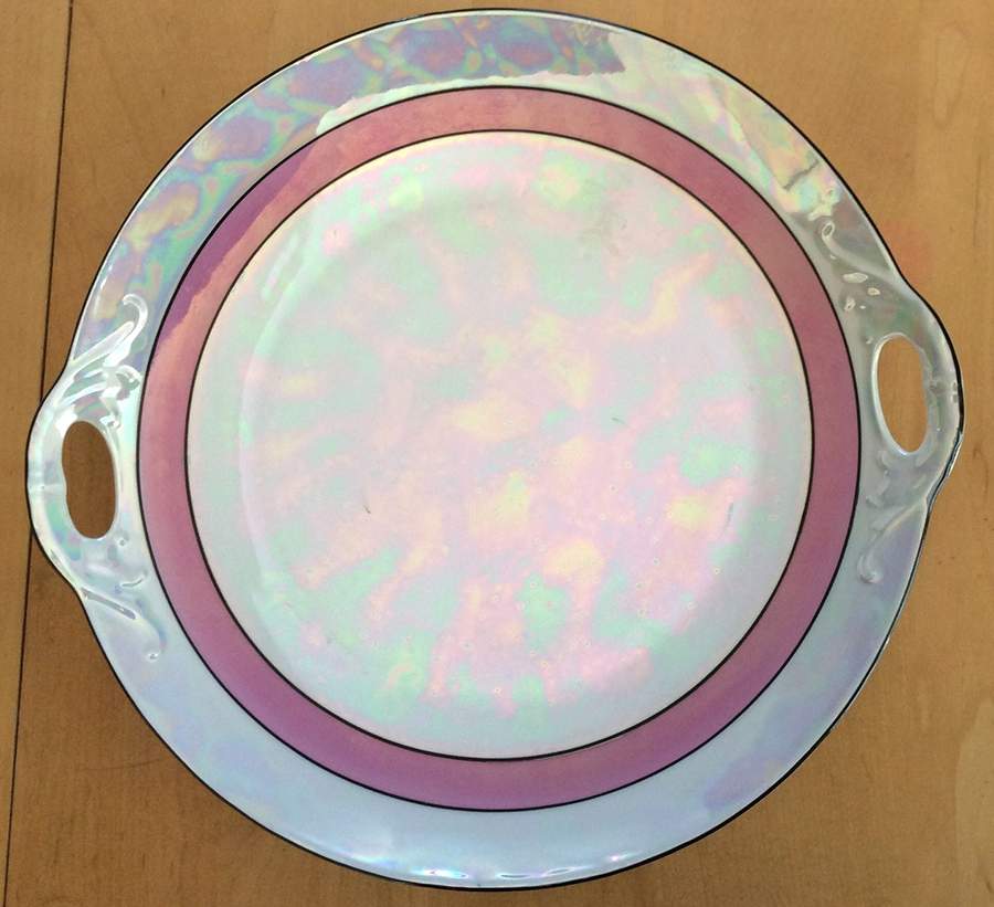 OTG1 Handled Cake Plate by Otto Grunert-1