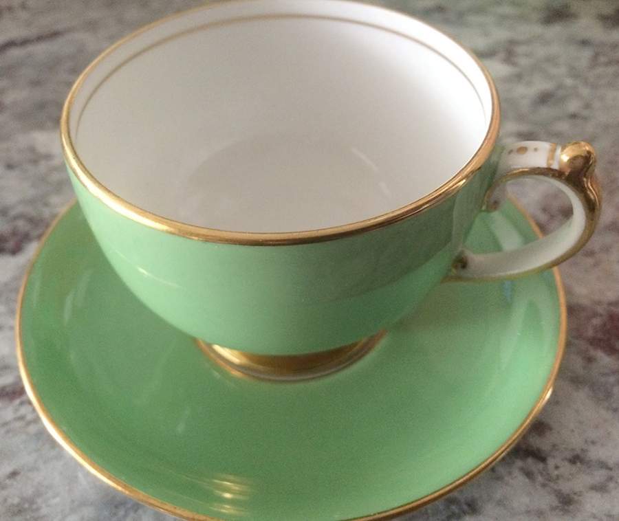 GRO86 Footed Cup & Saucer Set by Grosvenor-1