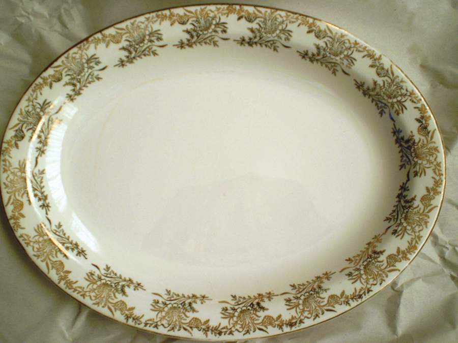 285B 13" Oval Serving Platter by WS George-1