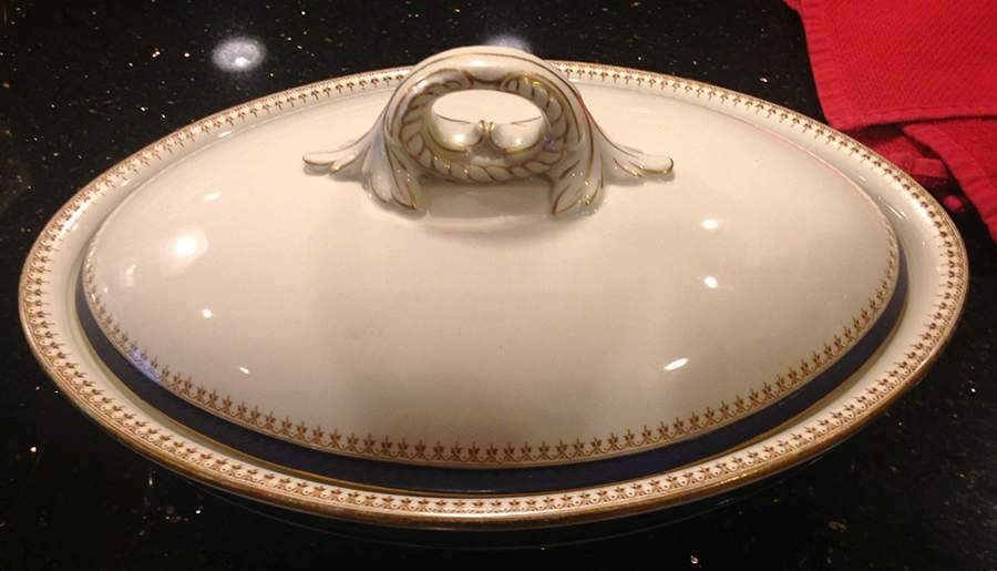 GNW4 Oval Covered Vegetable by George Grainger & Co-1