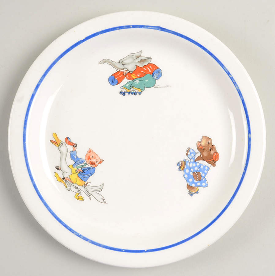 291A Child's Plate by WS George-1