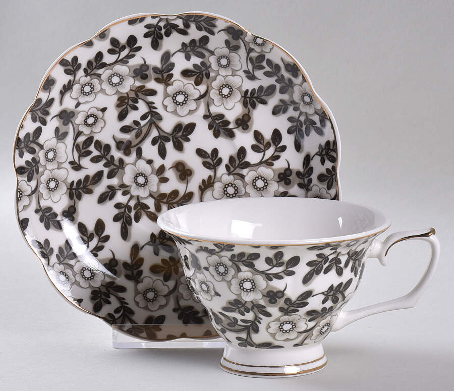 Dainty Footed Cup & Saucer Set by Grace's Teaware-1