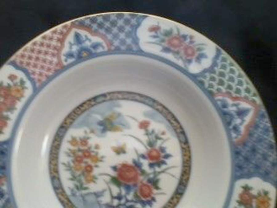 Imari Large Rim Soup Bowl by Globus China-1