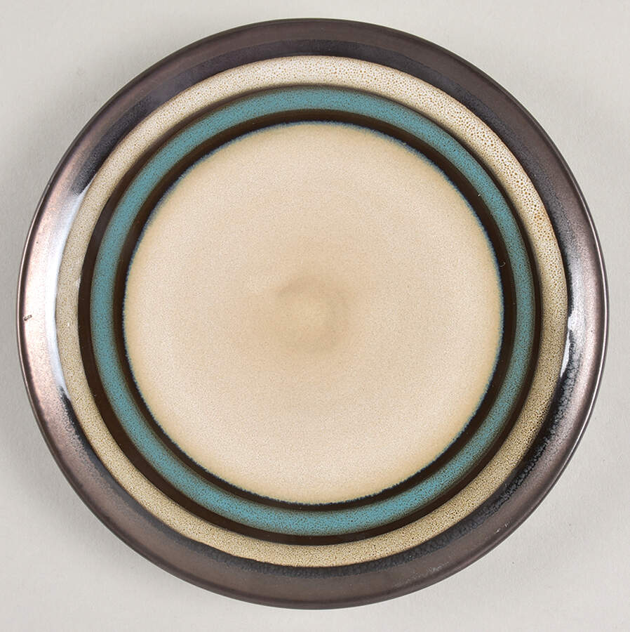 Lewisville Teal Bread & Butter Plate by Gibson Designs-1