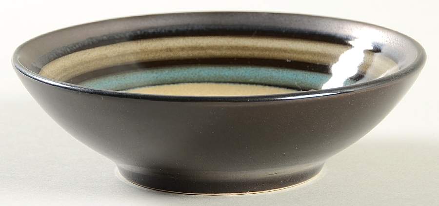 Lewisville Teal Fruit/Dessert (Sauce) Bowl by Gibson Designs-1