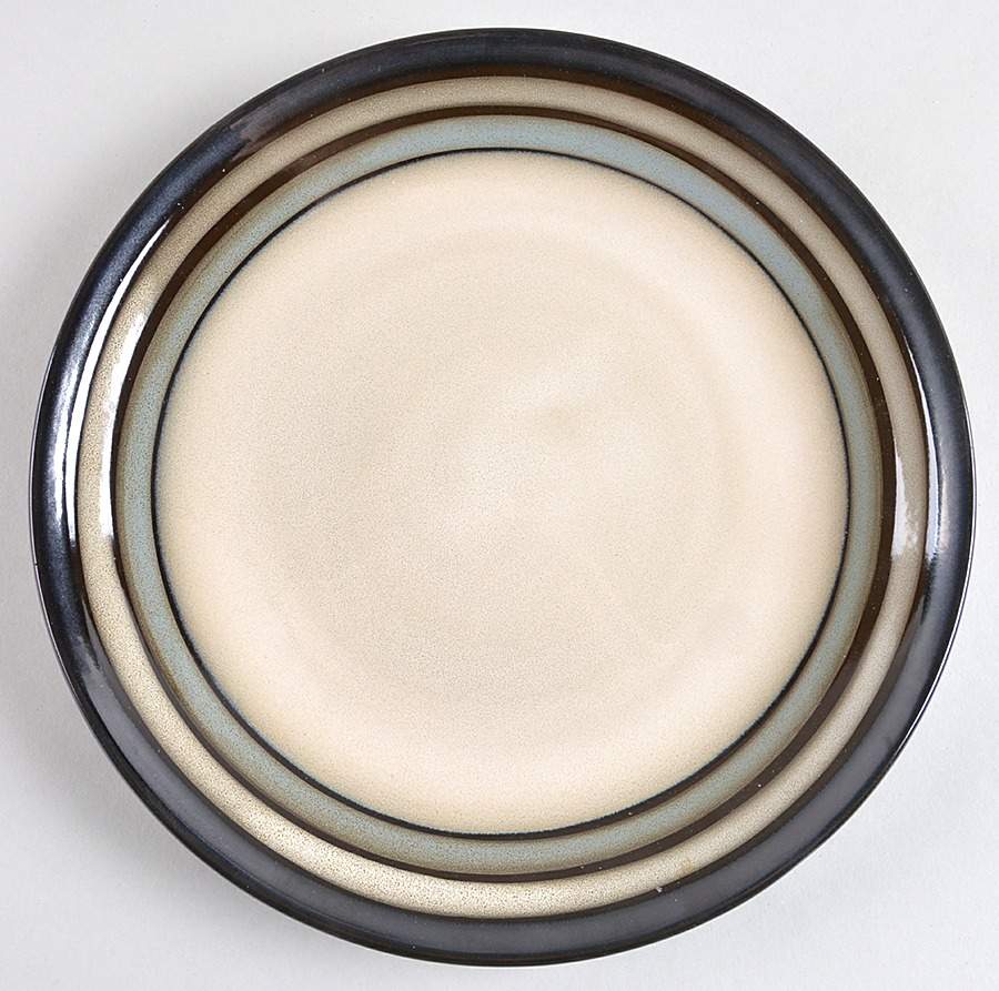 Lewisville Gray Dinner Plate by Gibson Designs-1