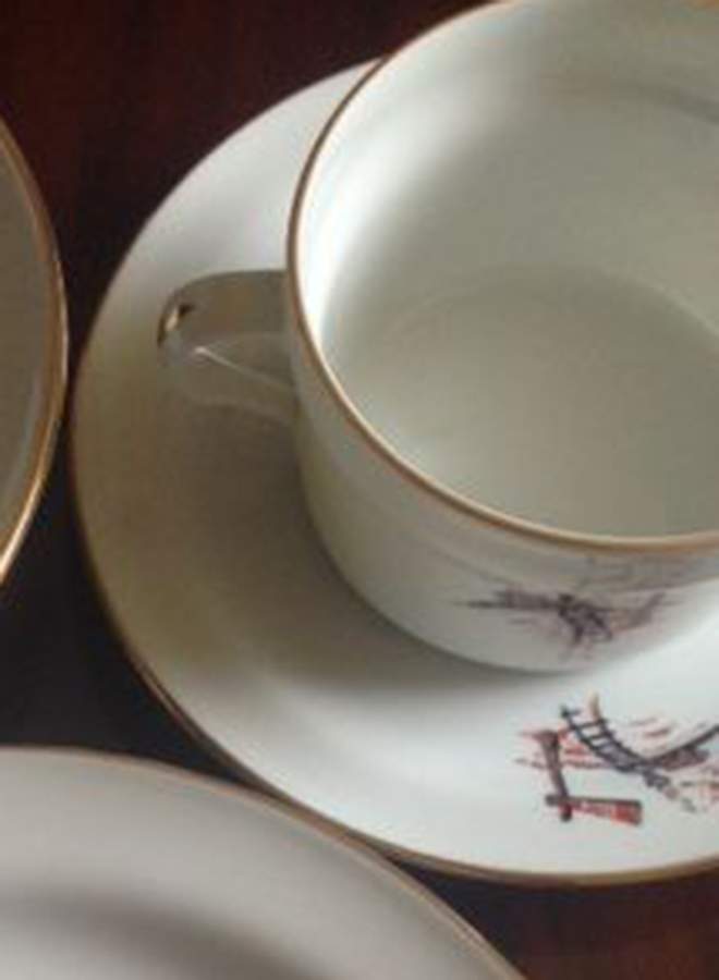 GIN365 Child's Cup & Saucer Set by Ginori 1735-1