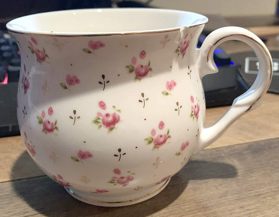 Pink Rose Mug by Grace's Teaware-1