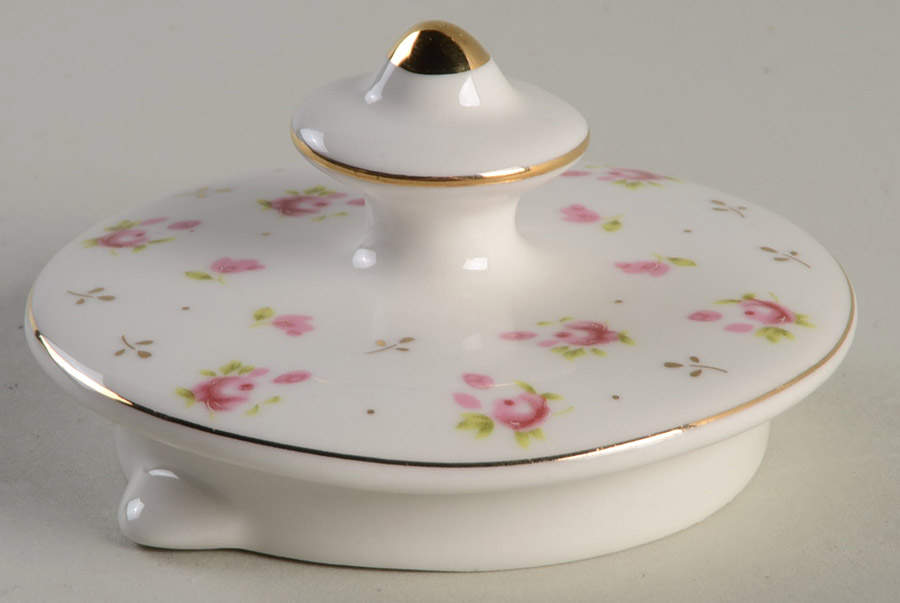 Pink Rose Lid for Teapot by Grace's Teaware-1