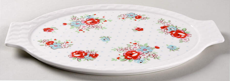 Katie Rose Lid for Oval Baker by Grace's Teaware-1
