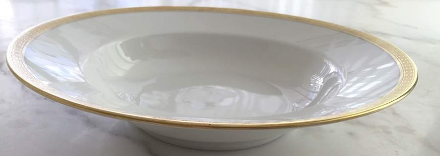 GIN367 Rim Soup Bowl by Ginori 1735-1