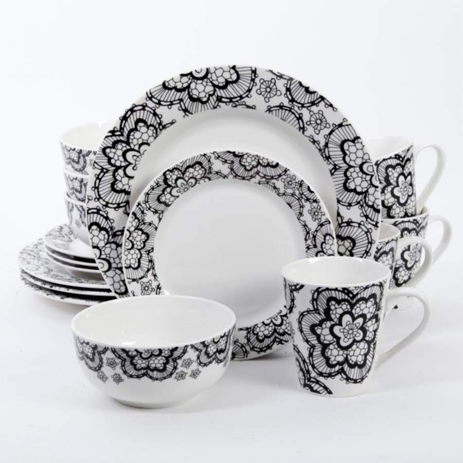 Silvanna Dinner Plate by Gibson Designs-1