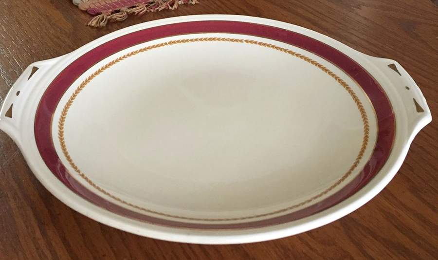 GRI480 Handled Cake Plate by Grindley-1