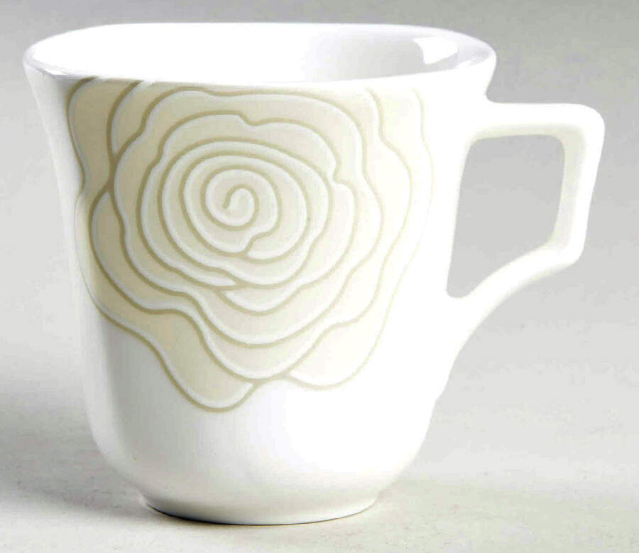 Roses Sirio Flat Cup by Ginori 1735-1