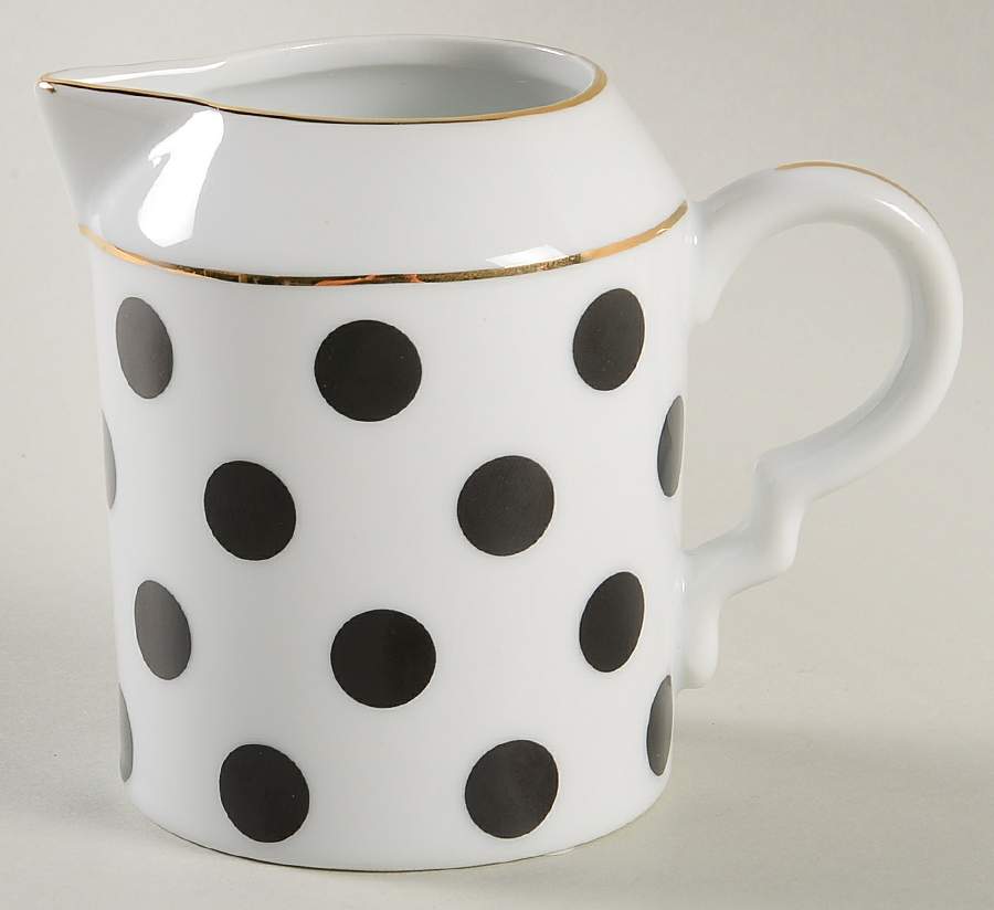 Big Black Dots Creamer by Grace's Teaware-1