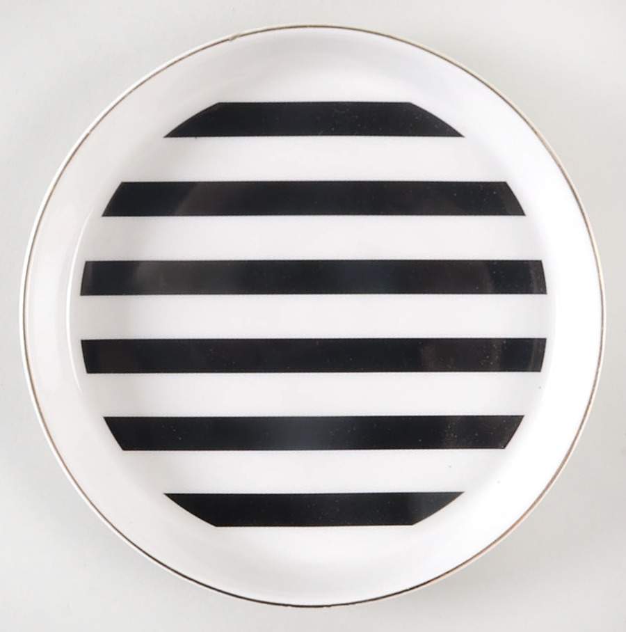 Big Black Dots Bread & Butter Plate by Grace's Teaware-1